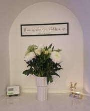 Load image into Gallery viewer, Personalised Home is where my/our boys/girls/children are Petite Sign
